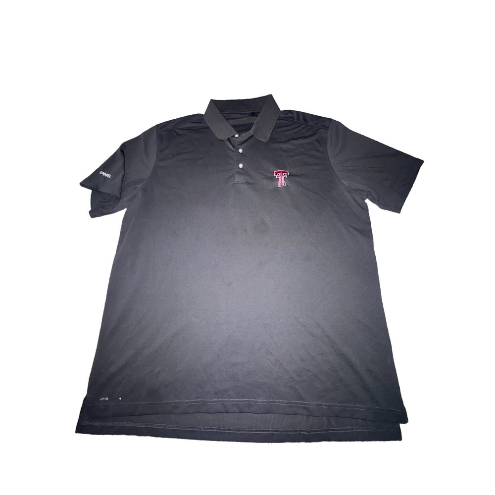 PING Texas Tech Red Raiders Performance Golf Polo, Black Men's Size XL
